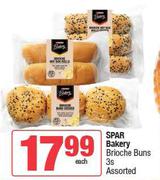 Spar Bakery Brioche Buns Assorted-3s Pack Each