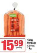 Spar Freshline Carrots-1kg Per Bag