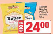 Stanton Biggley Popcorn Assorted-For 2 X 90g