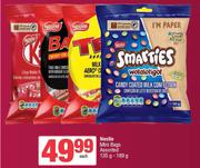 Nestle Mini Bags Assorted-135g/189g Each