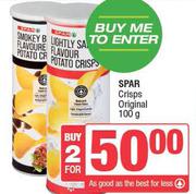 Spar Crisps (Original)-For 2 x 100g