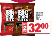Willards Big Korn Bite-For 2 x 120g
