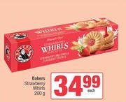 Bakers Strawberry Whirls-200g