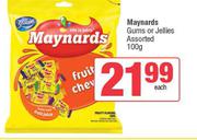 Maynards Gums Or Jellies Assorted-100g