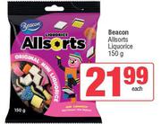 Beacon Allsorts Liquorice-150g
