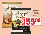 Amajoya Toffee Or Liquorice-For 2 x 92/113g