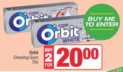 Orbit Chewing Gum-For 2 x 10s