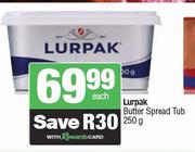 Lurpak Butter Spread Tub-250g