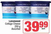Lancewood Cottage Cheese Assorted-250g