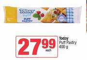 Today Puff Pastry-400g Each
