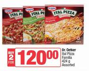 Dr.Oetker Ital Pizza Familia Assorted-For 2 x 424g 