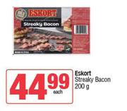 Eskort Streaky Bacon-200g Each