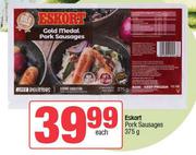 Eskort Pork Sausages-375g Each