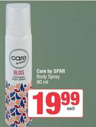Care By Spar Body Spray-90ml 