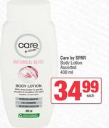 Care By Spar Body Lotion Assorted-400ml 