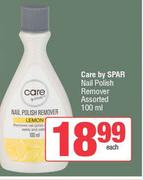 Care By Spar Nail Polish Remover Assorted-100ml 