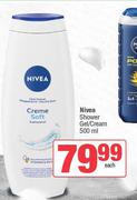 Nivea Shower Gel/Cream-500ml Each