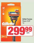 Gillette Fusion Razor 2 Up-Each