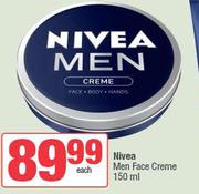 Nivea Men Even Face Cream-150ml 