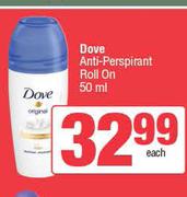 Dove Anti Perspirant Roll On-50ml