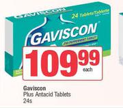 Gaviscon Plus Antacid Tablets-24s Each