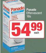 Panado Effervescent-16s Each