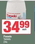 Panado Tablets-24s Each