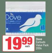 Dove Earbuds Value Pack-200s Each