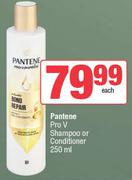 Pantene Pro V Shampoo Or Conditioner-250ml Each