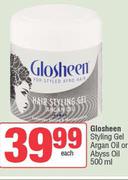 Glosheen Styling Gel Argan Oil Or Abyss Oil-500ml Each