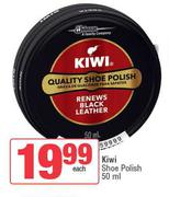 Kiwi Shoe Polish-50ml Each