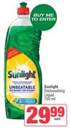 Sunlight Dish Washing Liquid-750ml Each