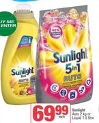 Sunlight Auto 2Kg Or Liquid 1.5L-Each