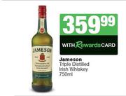 Jameson Triple Distilled Irish Whisky-750ml