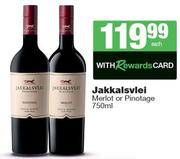 Jakkalsvlei Merlot Or Pinotage-750ml