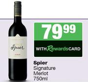 Spier Signature Merlot-750ml