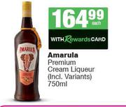 Amarula Premium Cream Liqueur-750ml Each