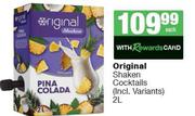 Original Shaken Cocktails-2L Each