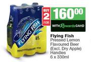 Flying Fish Pressed Lemon Flavoured Beer Handies-For 2 x 6 x 330ml