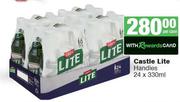 Castle Lite Handies-24 x 330ml Per Case