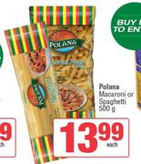 Polana Macaroni Or Spaghetti-500g Each