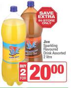 Jive Sparkling Flavoured Drink Assorted-For 2 x 2L