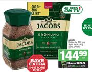 Jacobs Coffee Jar 200g Or Refill Pack 230g (Excl. Decaf)-Each
