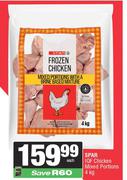 Spar IQF Chicken Mixed Portions-4Kg Each