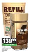Nescafe Gold Coffee Jar 200g Or Refill 220g (Excl.Decaf)-Each