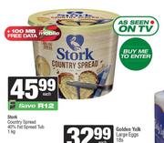 Stork Country Spread 40% Fat Spread Tub-1Kg