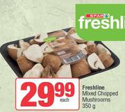 Freshline Mixed Chopped Mushrooms-350g
