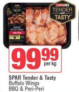 Spar Tender & Tasty Buffalo Wings BBQ & Peri Peri-Per Kg