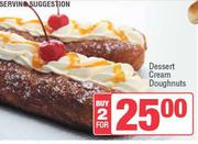 Dessert Cream Doughnuts-For 2