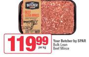 Your Butcher By Spar Bulk Lean Beef Mince-Per Kg